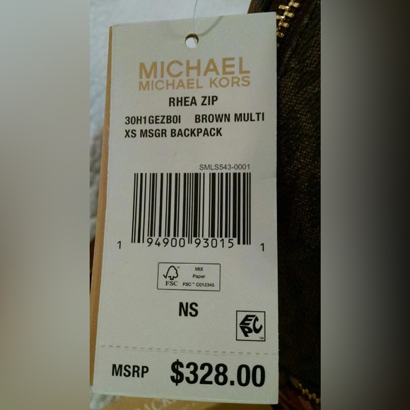 Michael Kors XS Rhea Backpack - Picture 7 of 8